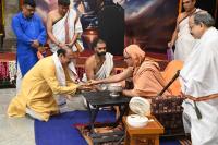 Dharma Sabha - Guru Purnima, 10th July 2025. Pictures Courtesy Shriyuts Dinesh Karkal and Abhinav Kalla